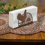 Rooster Sunrise Napkin Holder-Lange General Store