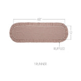 Roselynn Cottage Dusty Rose Table Runner-Lange General Store