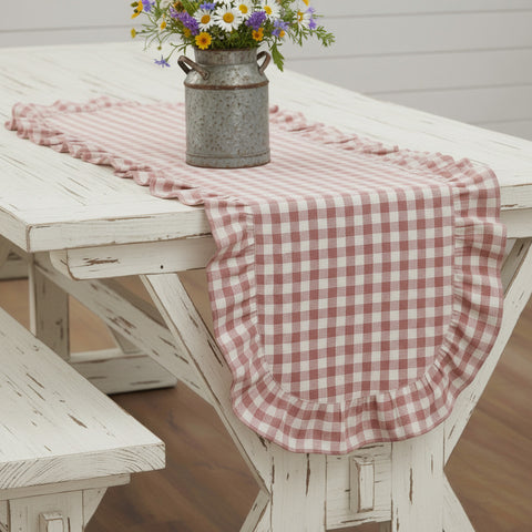 Roselynn Cottage Dusty Rose Table Runner-Lange General Store