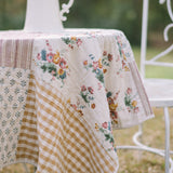 Roselynn Cottage Floral Patchwork Quilted Throw-Lange General Store