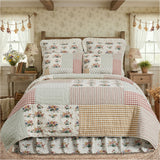 Roselynn Cottage Floral Quilt-Lange General Store