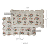 Roselynn Cottage Floral Scalloped Sham-Lange General Store