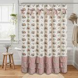Roselynn Cottage Floral Shower Curtain-Lange General Store