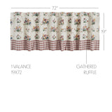 Roselynn Cottage Floral Valance-Lange General Store