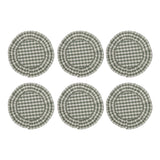 Roselynn Cottage Green Gingham Placemats Set of 6-Lange General Store