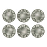 Roselynn Cottage Green Gingham Placemats Set of 6-Lange General Store