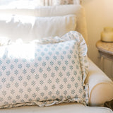 Roselynn Cottage Ruffled Botanical Pillow 14x22-Lange General Store