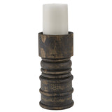 Rustic Black Candle Holders-Lange General Store