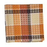 Rustic Fall Porch Plaid Dishcloth Set of 3
