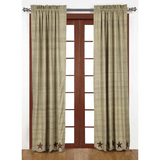 Abilene Star Panel Curtains-Lange General Store