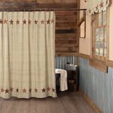 Abilene Star Shower Curtain-Lange General Store