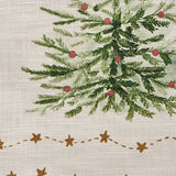 Rustic Trees Christmas Stars Table Runner-Lange General Store