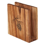 Rustic Wood Napkin Holder-Lange General Store