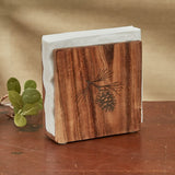 Rustic Wood Napkin Holder-Lange General Store