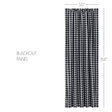 Sable Ann Buffalo Check Blackout Panel Curtain-Lange General Store