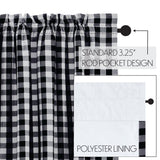 Sable Ann Buffalo Check Blackout Panel Curtain-Lange General Store