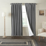 Sable Ann Buffalo Check Blackout Panel Curtain-Lange General Store