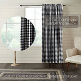 Sable Ann Buffalo Check Blackout Panel Curtain-Lange General Store