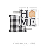 Sable Ann Buffalo Check Home Pumpkin Pillow 6"-Lange General Store