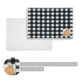 Sable Ann Buffalo Check Pumpkin Placemat Set of 2-Lange General Store