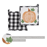 Sable Ann Buffalo Check Pumpkin Pot Holder-Lange General Store