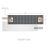 Sable Ann Buffalo Check Pumpkin Runner