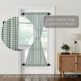 Sage Ann Buffalo Check Door Panel Curtain-Lange General Store