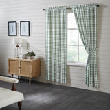 Sage Ann Buffalo Check Long Panel Curtains-Lange General Store