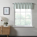 Sage Ann Buffalo Check Valance-Lange General Store