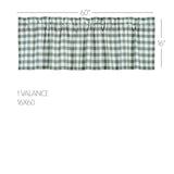 Sage Ann Buffalo Check Valance-Lange General Store