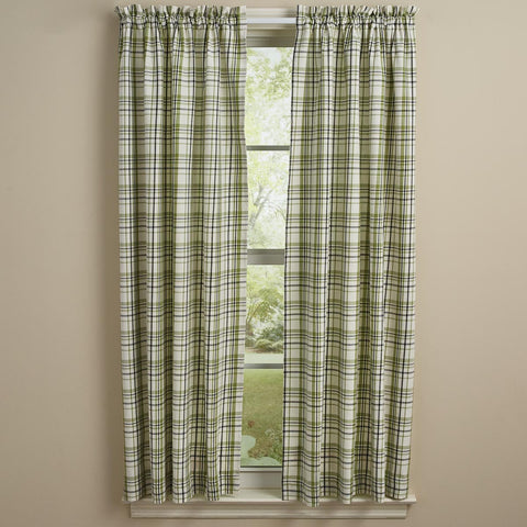 Sage Garden Short Panel Curtains-Lange General Store