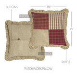 Sage Winds Patchwork Pillow-Lange General Store