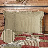 Prairie Winds Ticking Stripe Euro Sham-Lange General Store