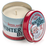 Santa's Naturals Christmas Candle - Winter Berry-Lange General Store