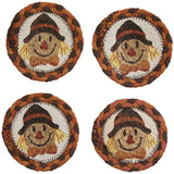 Scarecrow Braided Coaster Set-Lange General Store