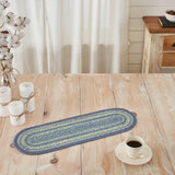 Sea Glass Braided Table Runner - Lange General Store