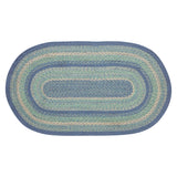 Sea Glass Collection Braided Rugs - Oval-Lange General Store