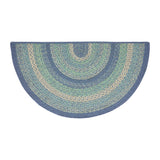 Sea Glass Collection Braided Rugs - Oval-Lange General Store