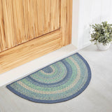 Sea Glass Collection Braided Rugs - Oval-Lange General Store