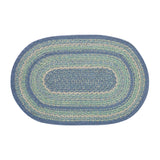 Sea Glass Collection Braided Rugs - Oval-Lange General Store