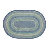 Sea Glass Collection Braided Rugs - Oval-Lange General Store