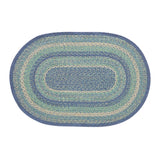 Sea Glass Collection Braided Rugs - Oval-Lange General Store