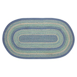 Sea Glass Collection Braided Rugs - Oval-Lange General Store