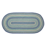 Sea Glass Collection Braided Rugs - Oval-Lange General Store