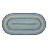 Sea Glass Collection Braided Rugs - Oval-Lange General Store