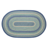 Sea Glass Collection Braided Rugs - Oval-Lange General Store