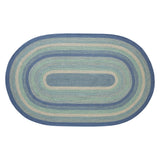 Sea Glass Collection Braided Rugs - Oval-Lange General Store