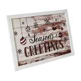 Season's Greetings Ornaments Wall Hanging Sign-Lange General Store