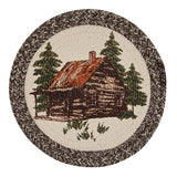 Seculded Cabin Braided Placemats-Lange General Store