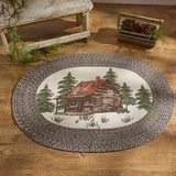 Secluded Cabin Braided Rug-Lange General Store